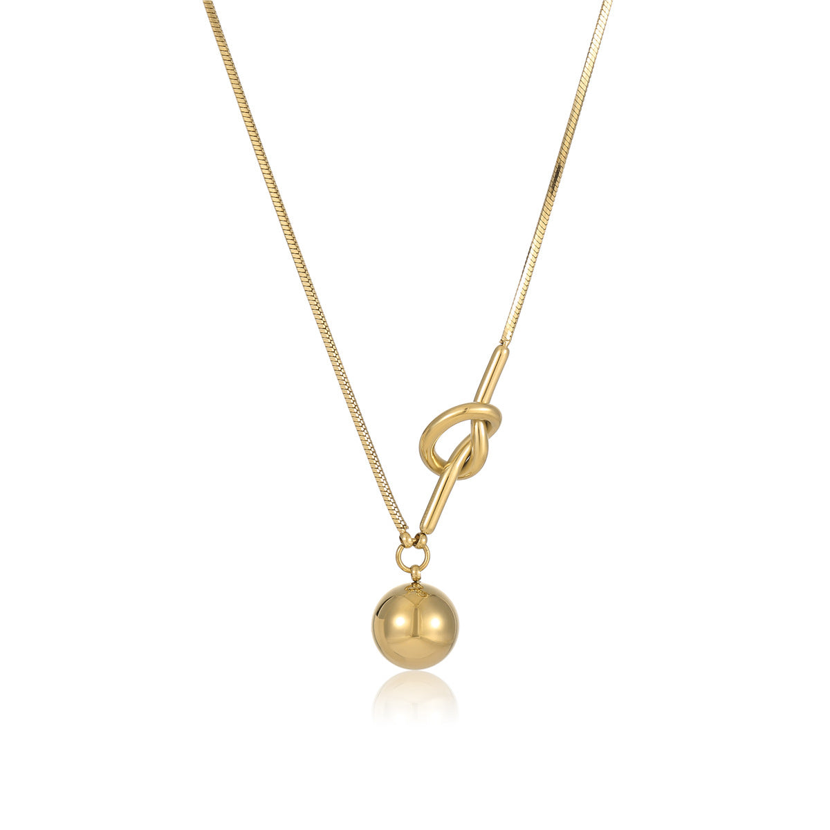 Ins Wind Cross-border Bends And Hitches Winding Ball Pendant